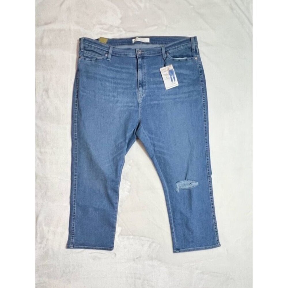Womens Levis High Waisted Mom Ripped Jeans Size 26x38 - Picture 3 of 16